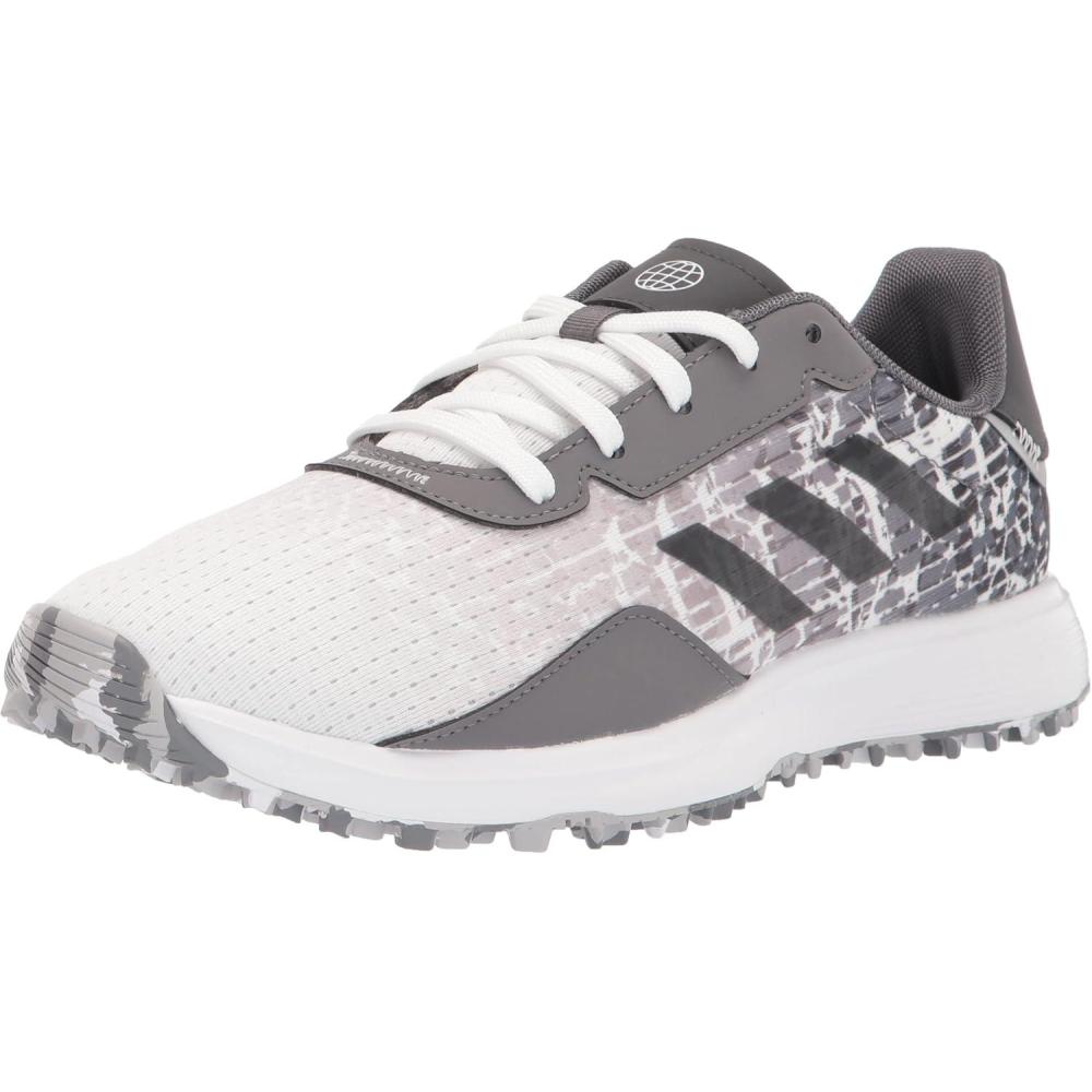 image:imageAdidas UnisexChild S2g Spikeless Golf ShoesFootwear WhiteGrey FourGrey Six