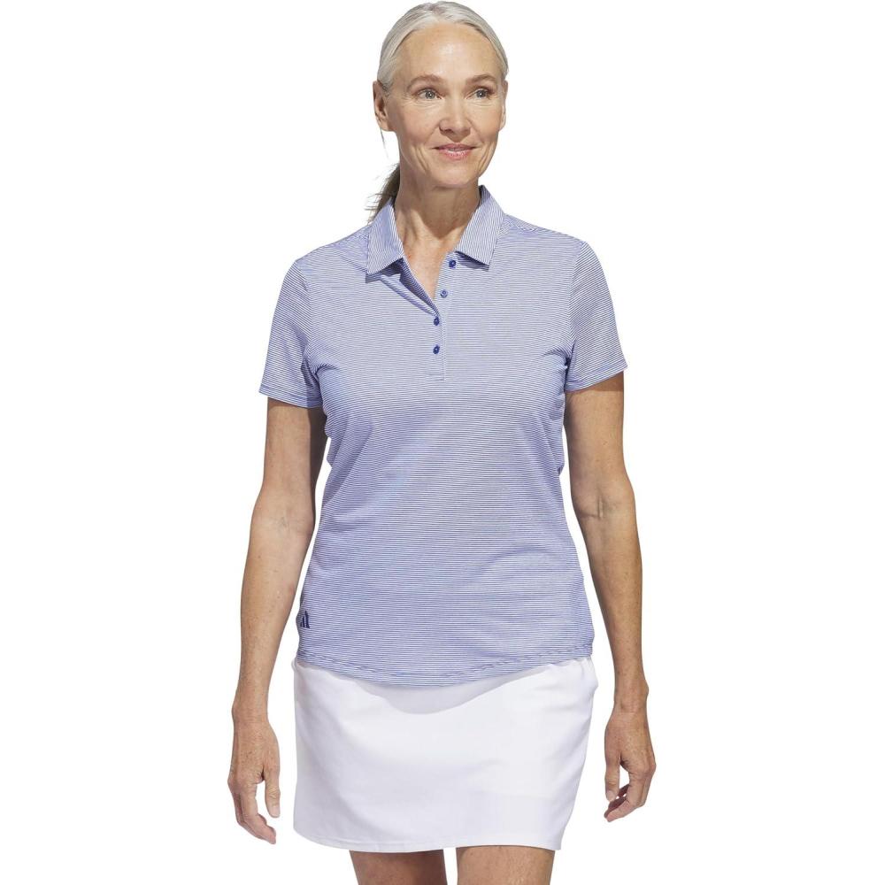 image:imageAdidas Womens Ottoman Short Sleeve Polo ShirtCollegiate Royal