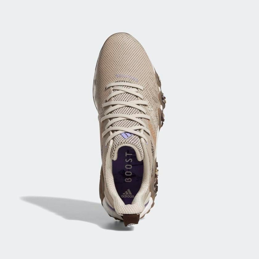 image:imageAdidas Mens Codechaos 22 Spikeless Golf ShoesClear BrownBrownLight Purple