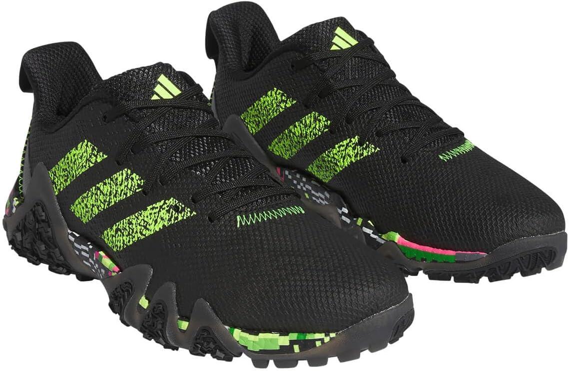 image:imageAdidas Mens Codechaos 22 Spikeless Golf ShoesCore BlackLucid LemonGray Five