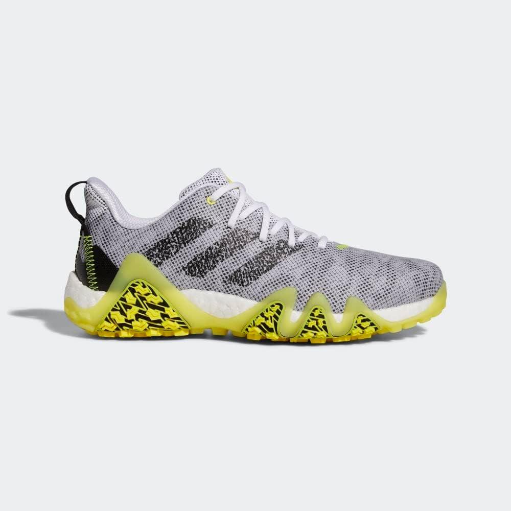 image:imageAdidas Mens Codechaos 22 Spikeless Golf ShoesFootwear WhiteCore BlackBeam Yellow
