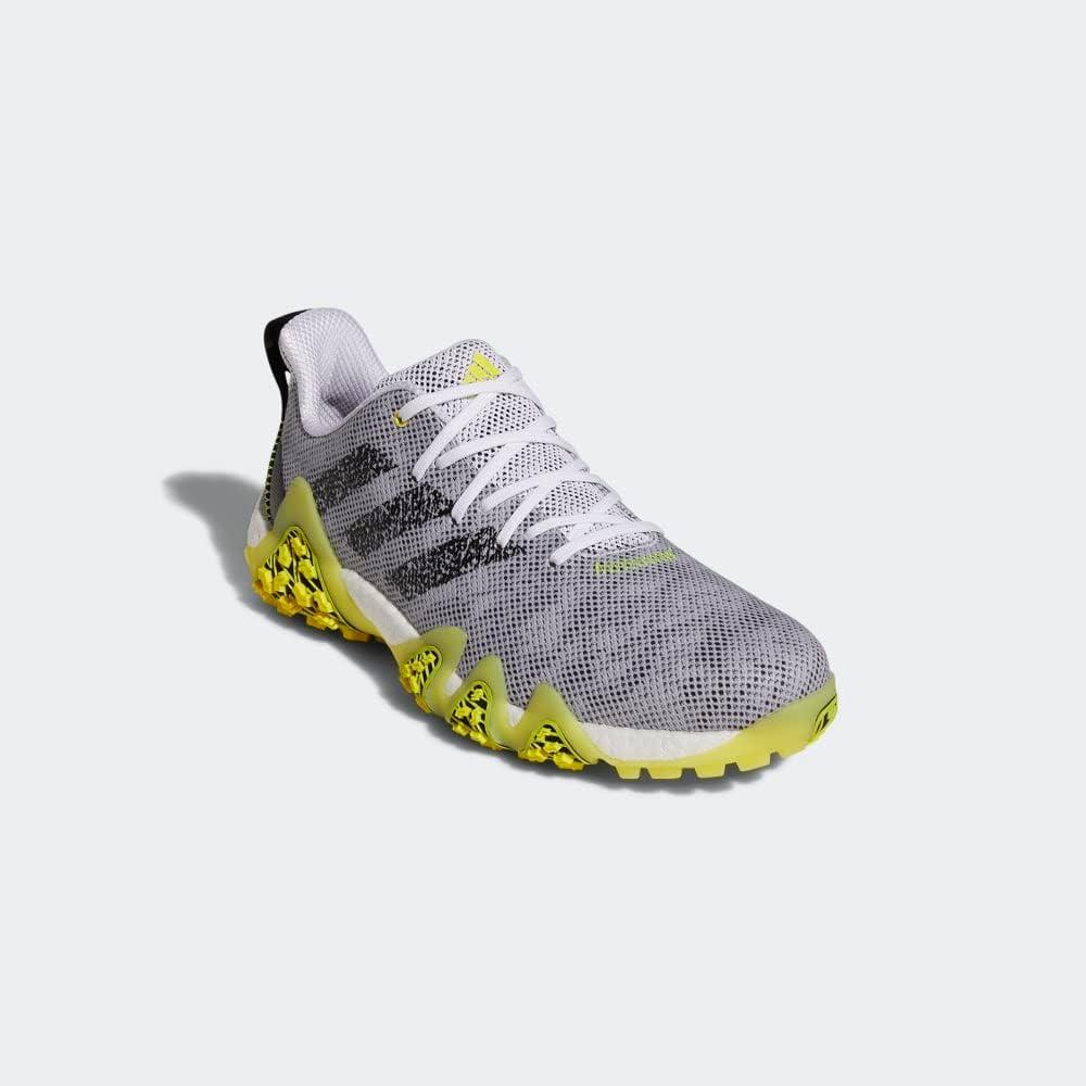 image:imageAdidas Mens Codechaos 22 Spikeless Golf ShoesFootwear WhiteCore BlackBeam Yellow