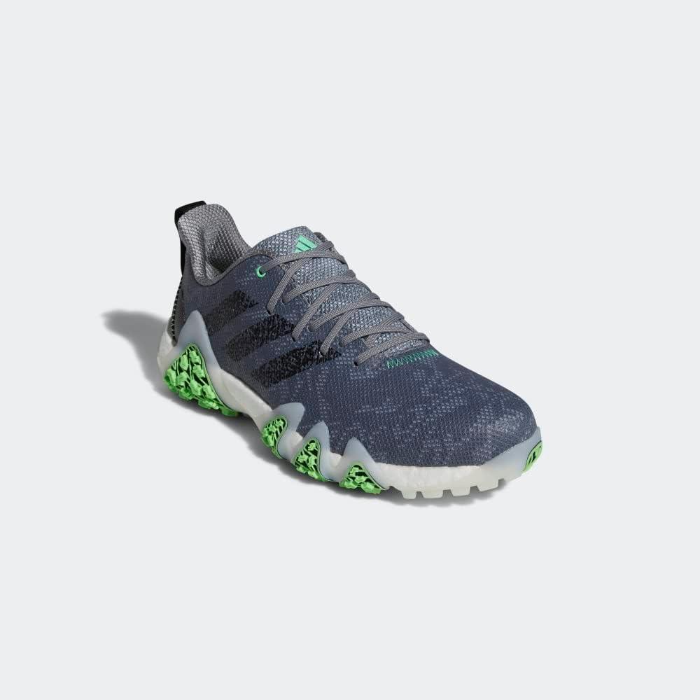 image:imageAdidas Mens Codechaos 22 Spikeless Golf ShoesGrey ThreeCore BlackBeam Green