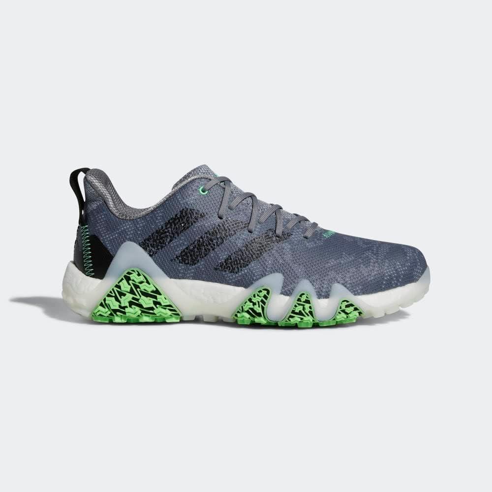 image:imageAdidas Mens Codechaos 22 Spikeless Golf ShoesGrey ThreeCore BlackBeam Green