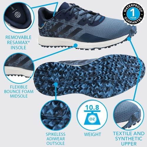 image:imageAdidas Mens S2G Sl Golf ShoesAltered BlueCrew NavyFootwear White