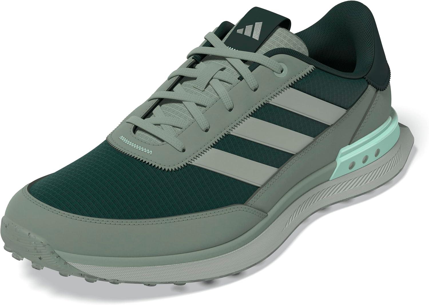 image:imageAdidas Mens S2G Sl Golf ShoesAurora IvySilver PebbleSemi Flash Aqua