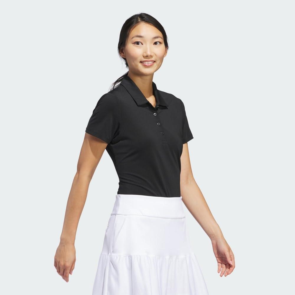 image:imageAdidas Womens Ultimate365 Solid Polo ShirtBlack