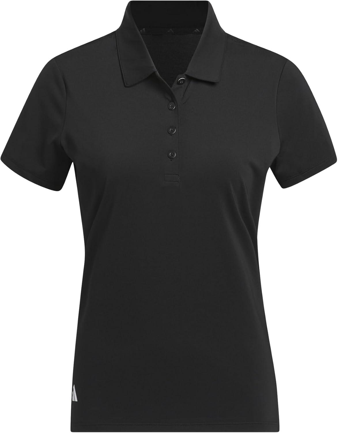image:imageAdidas Womens Ultimate365 Solid Polo ShirtBlack