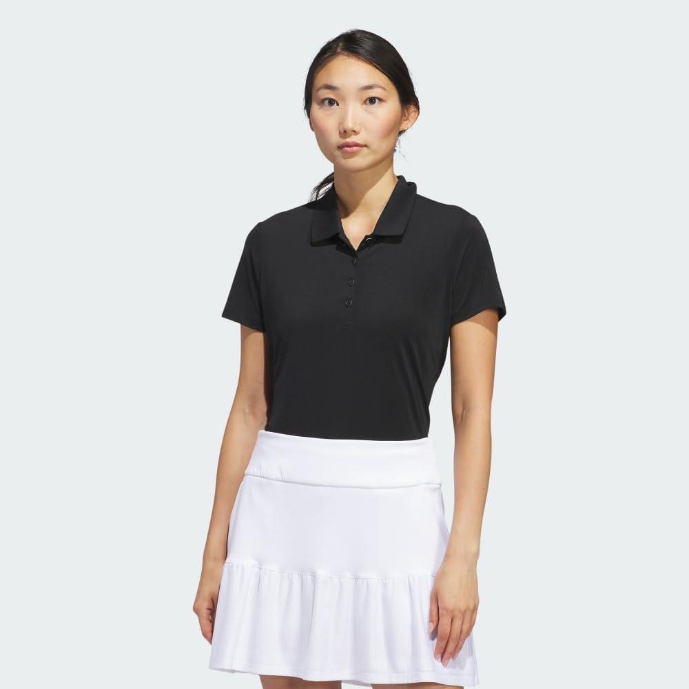 image:imageAdidas Womens Ultimate365 Solid Polo ShirtBlack