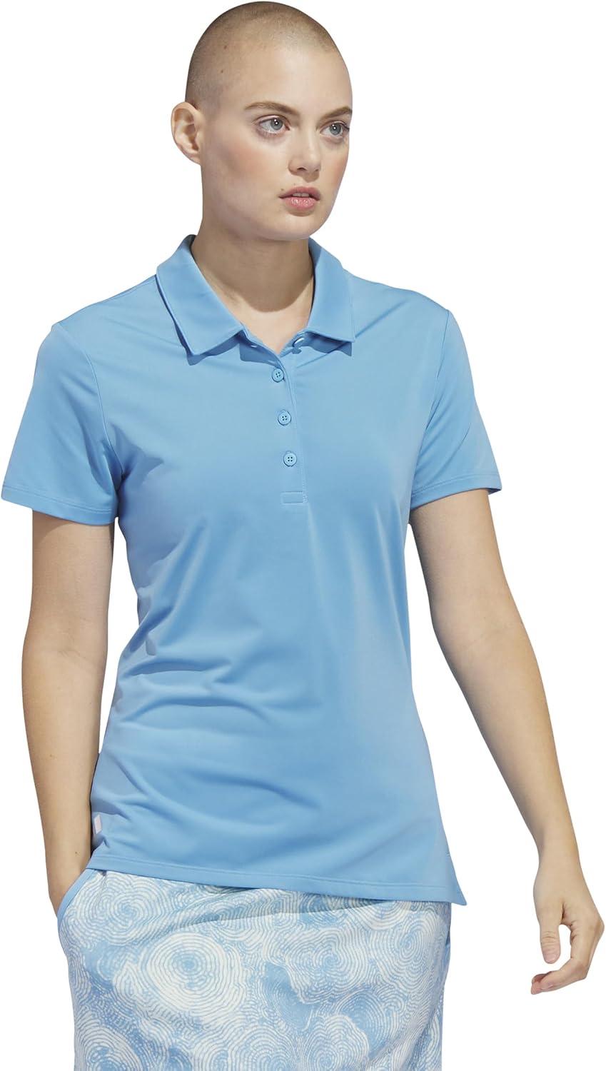 image:imageAdidas Womens Ultimate365 Solid Polo ShirtSemi Blue Burst