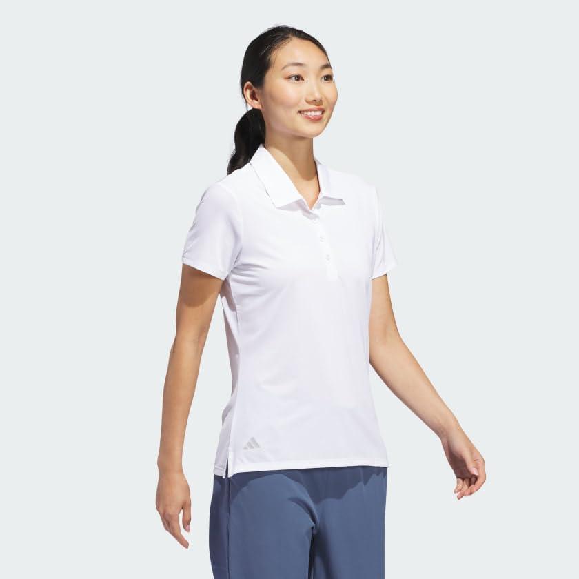 image:imageAdidas Womens Ultimate365 Solid Polo ShirtWhite
