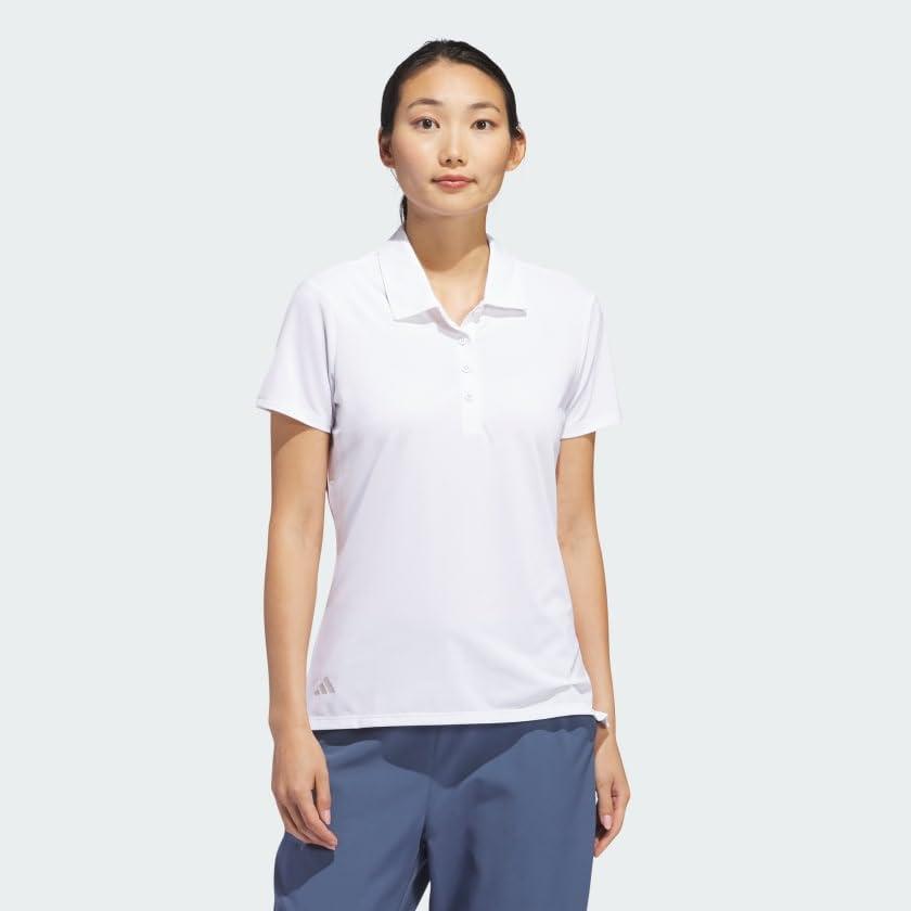image:imageAdidas Womens Ultimate365 Solid Polo ShirtWhite