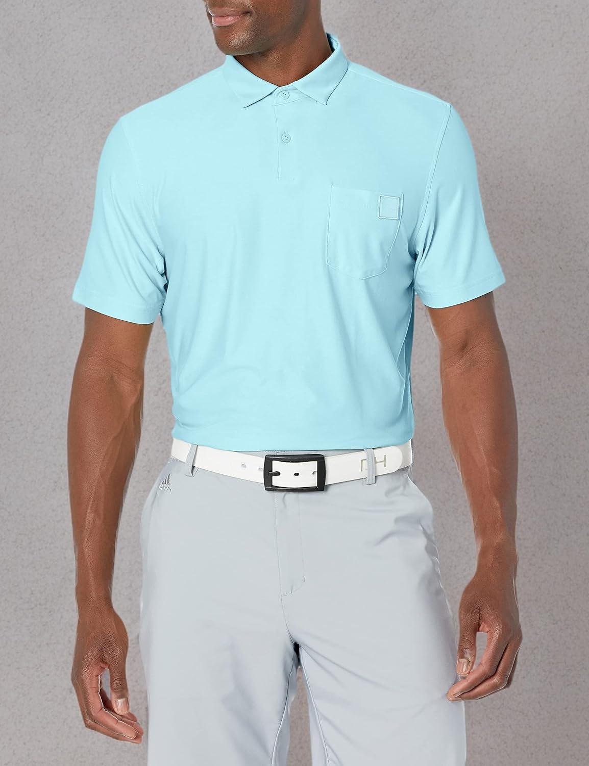 image:imageadidas Mens Goto Golf Polo ShirtBliss Blue