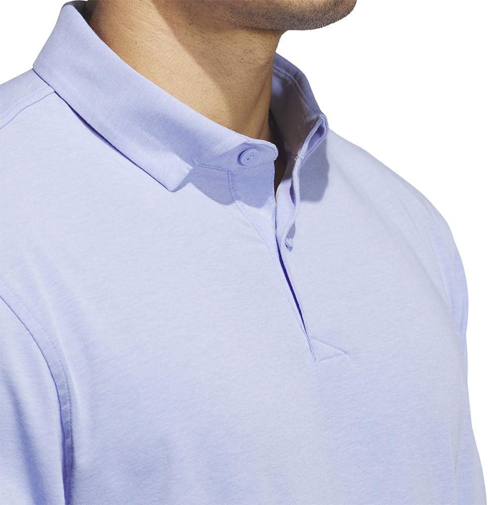 image:imageadidas Mens Goto Golf Polo ShirtBlue Spark Melange