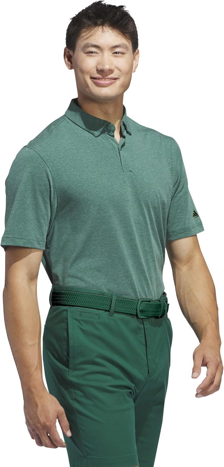 image:imageadidas Mens Goto Golf Polo ShirtCollegiate Green Melange