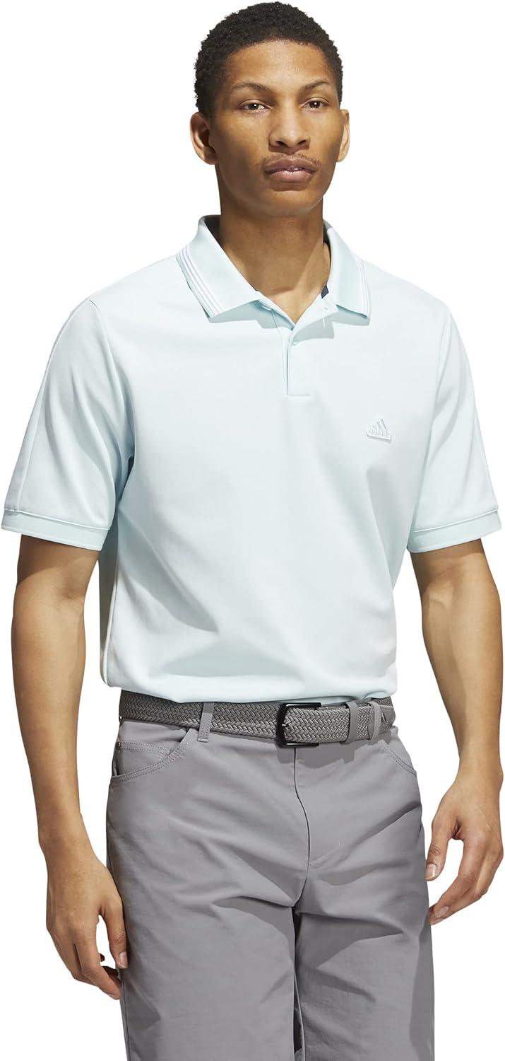 image:imageadidas Mens Goto Golf Polo ShirtHalo MintWhite