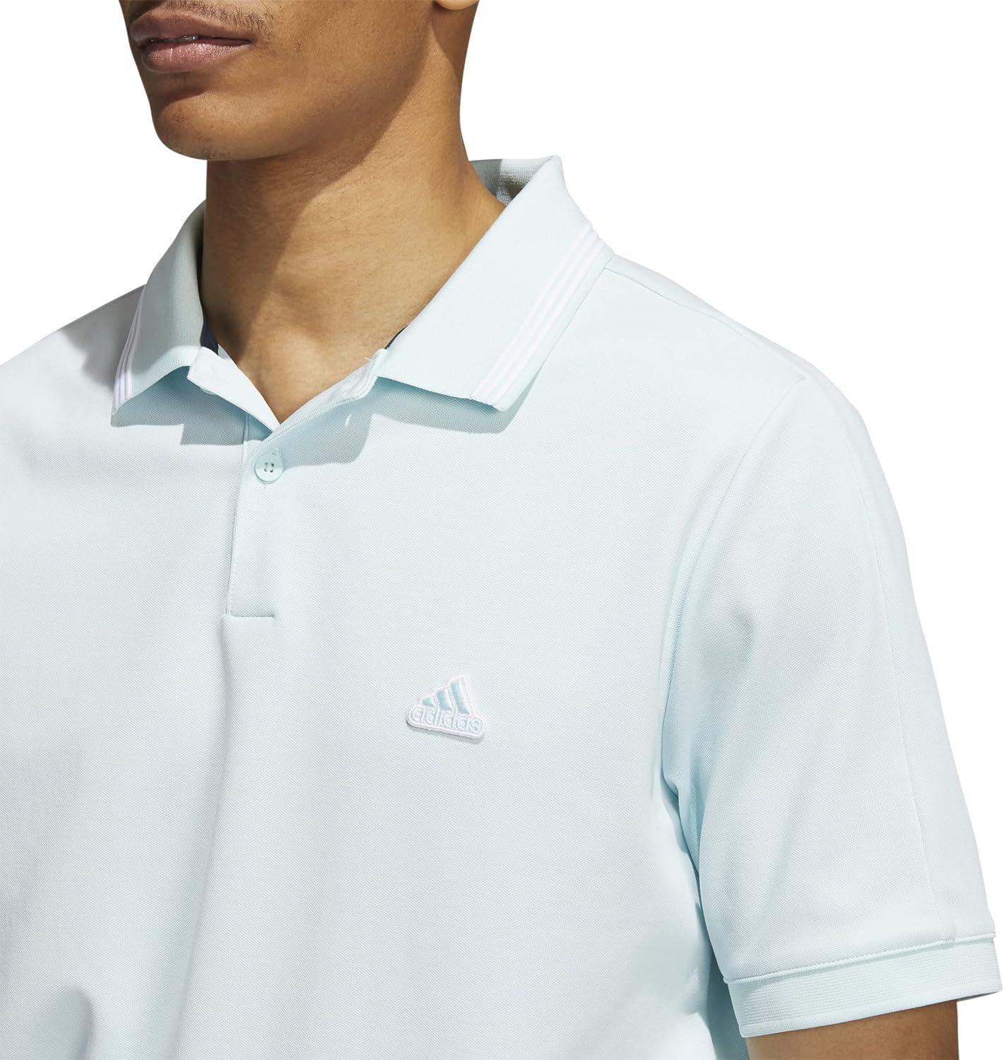 image:imageadidas Mens Goto Golf Polo ShirtHalo MintWhite