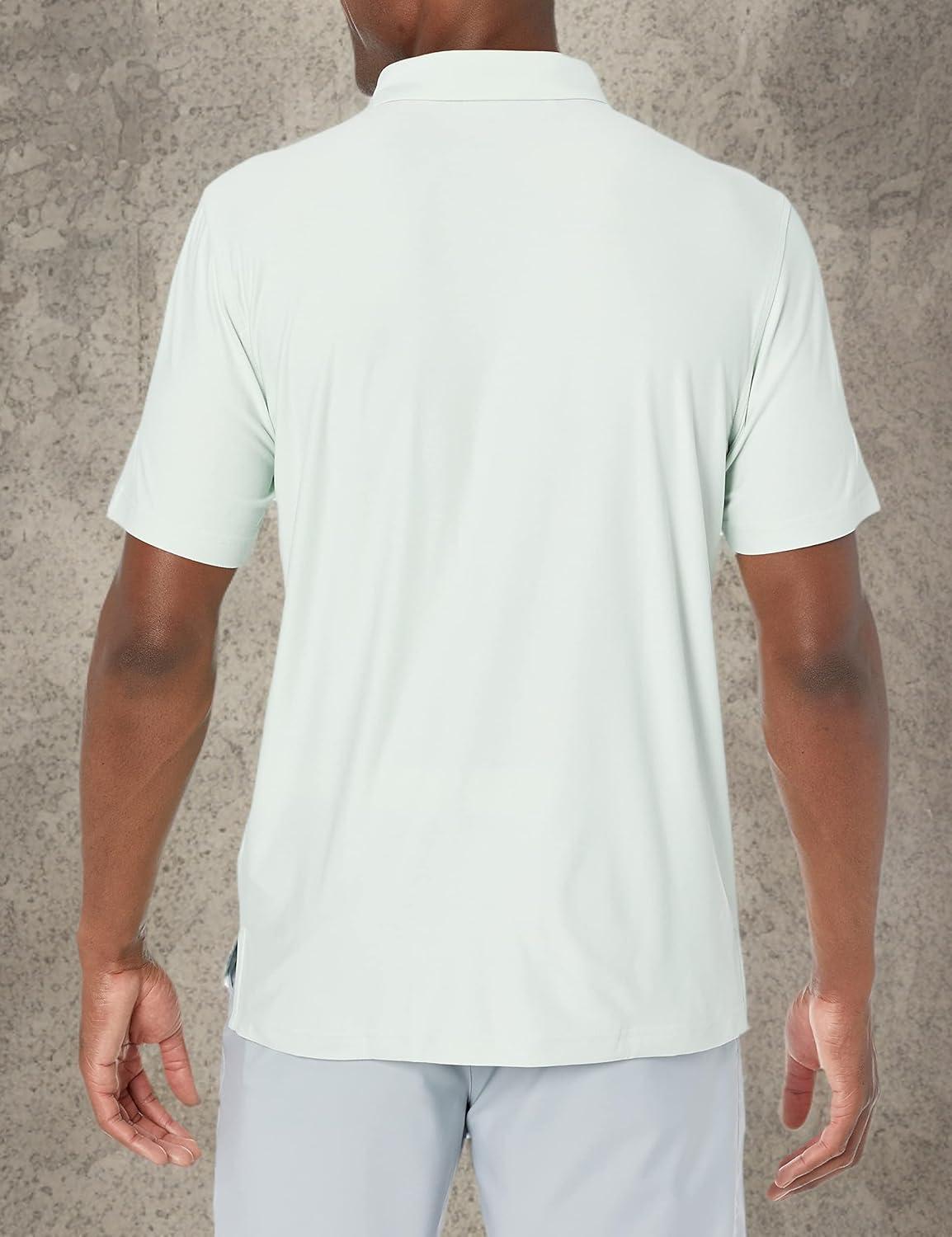 image:imageadidas Mens Goto Golf Polo ShirtLinen Green