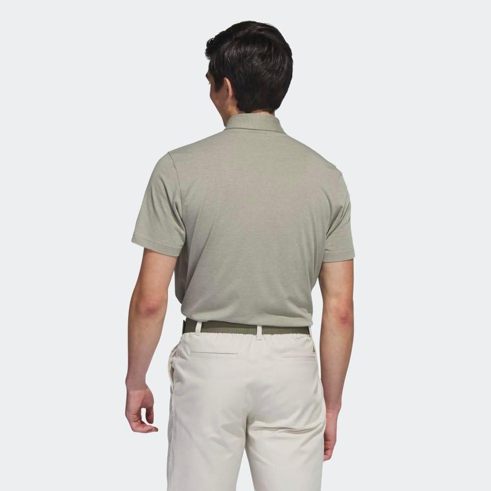image:imageadidas Mens Goto Golf Polo ShirtSilver Pebble Melange