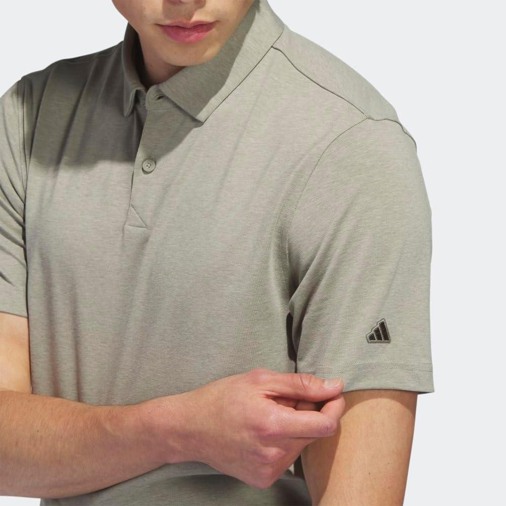 image:imageadidas Mens Goto Golf Polo ShirtSilver Pebble Melange