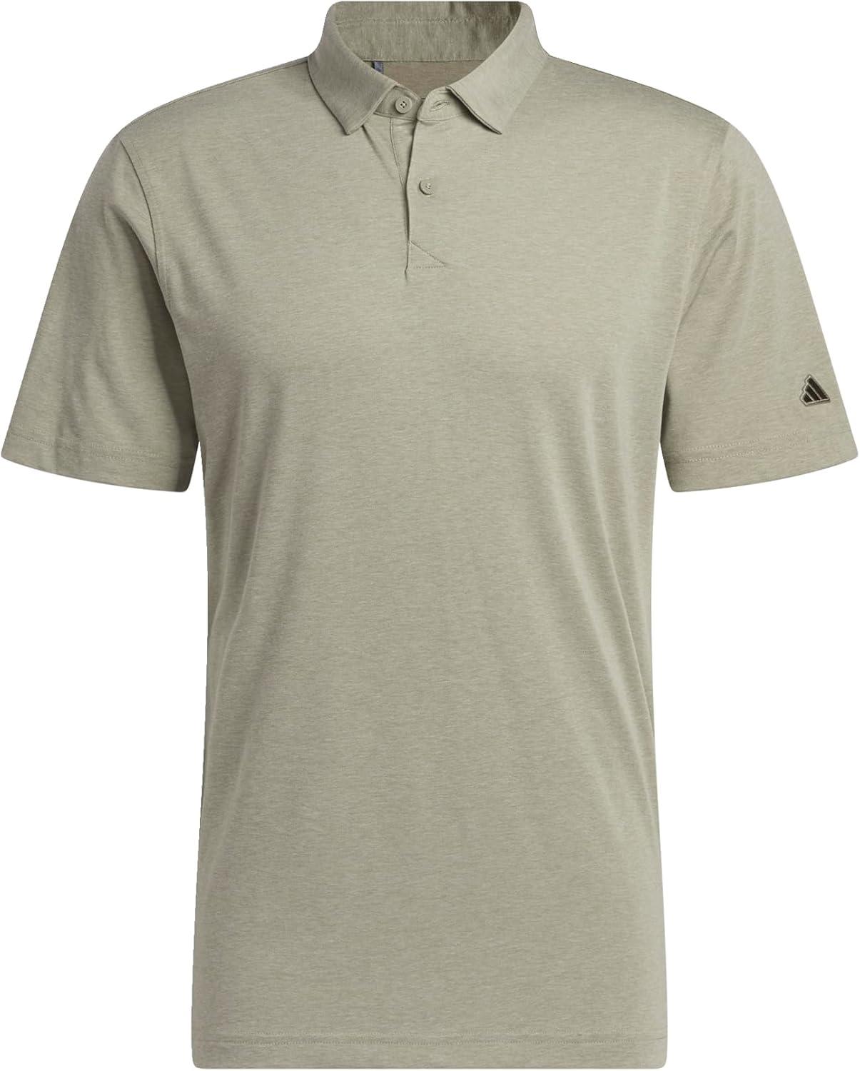 image:imageadidas Mens Goto Golf Polo ShirtSilver Pebble Melange