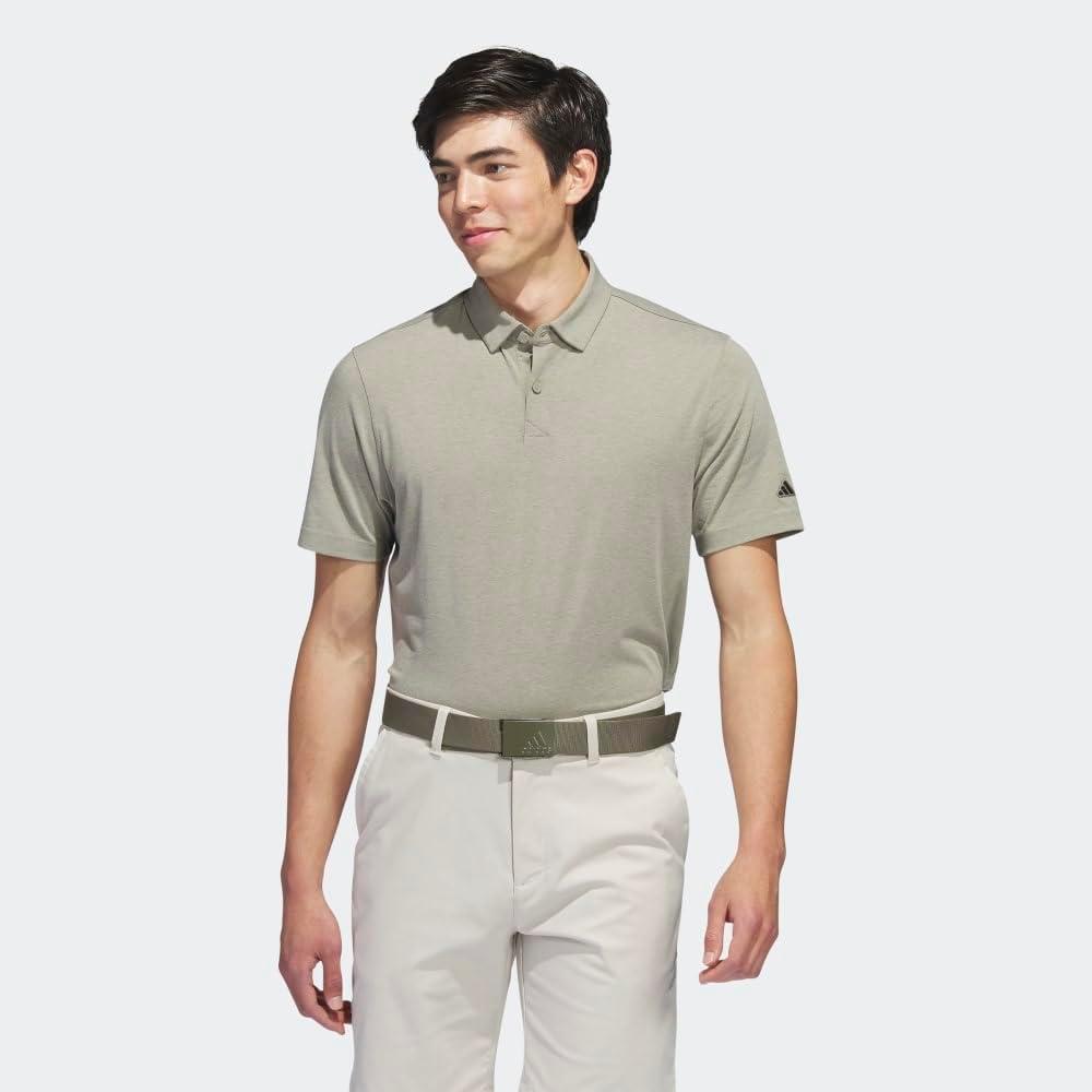 image:imageadidas Mens Goto Golf Polo ShirtSilver Pebble Melange