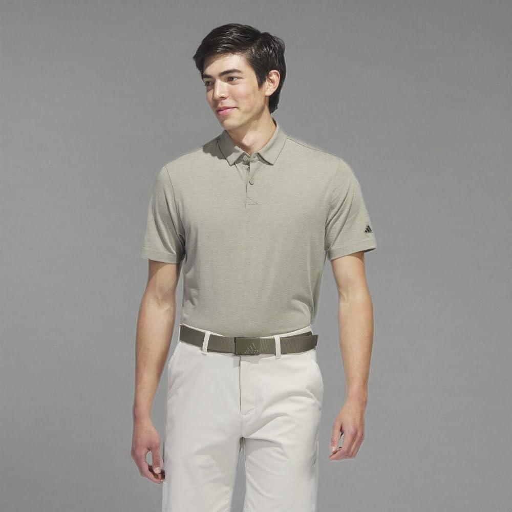 image:imageadidas Mens Goto Golf Polo ShirtSilver Pebble Melange