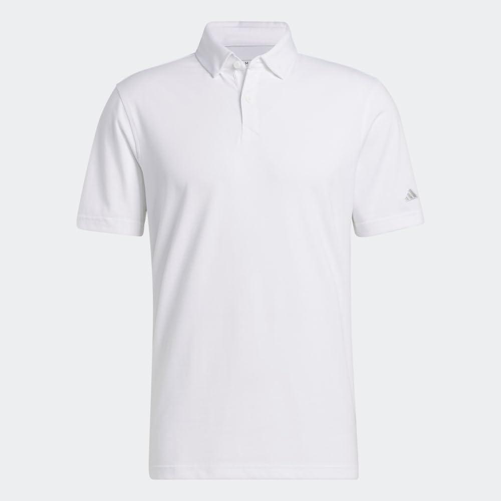image:imageadidas Mens Goto Golf Polo ShirtWhite Melange