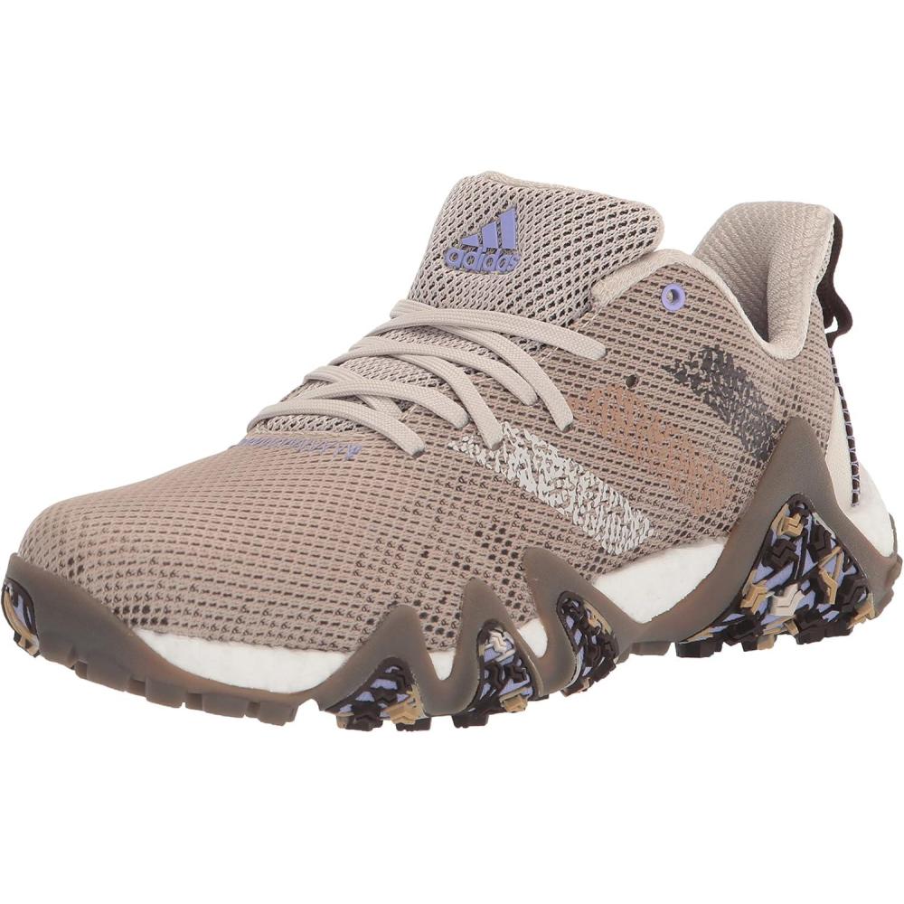 image:imageAdidas Mens Codechaos 22 Spikeless Golf ShoesClear BrownBrownLight Purple