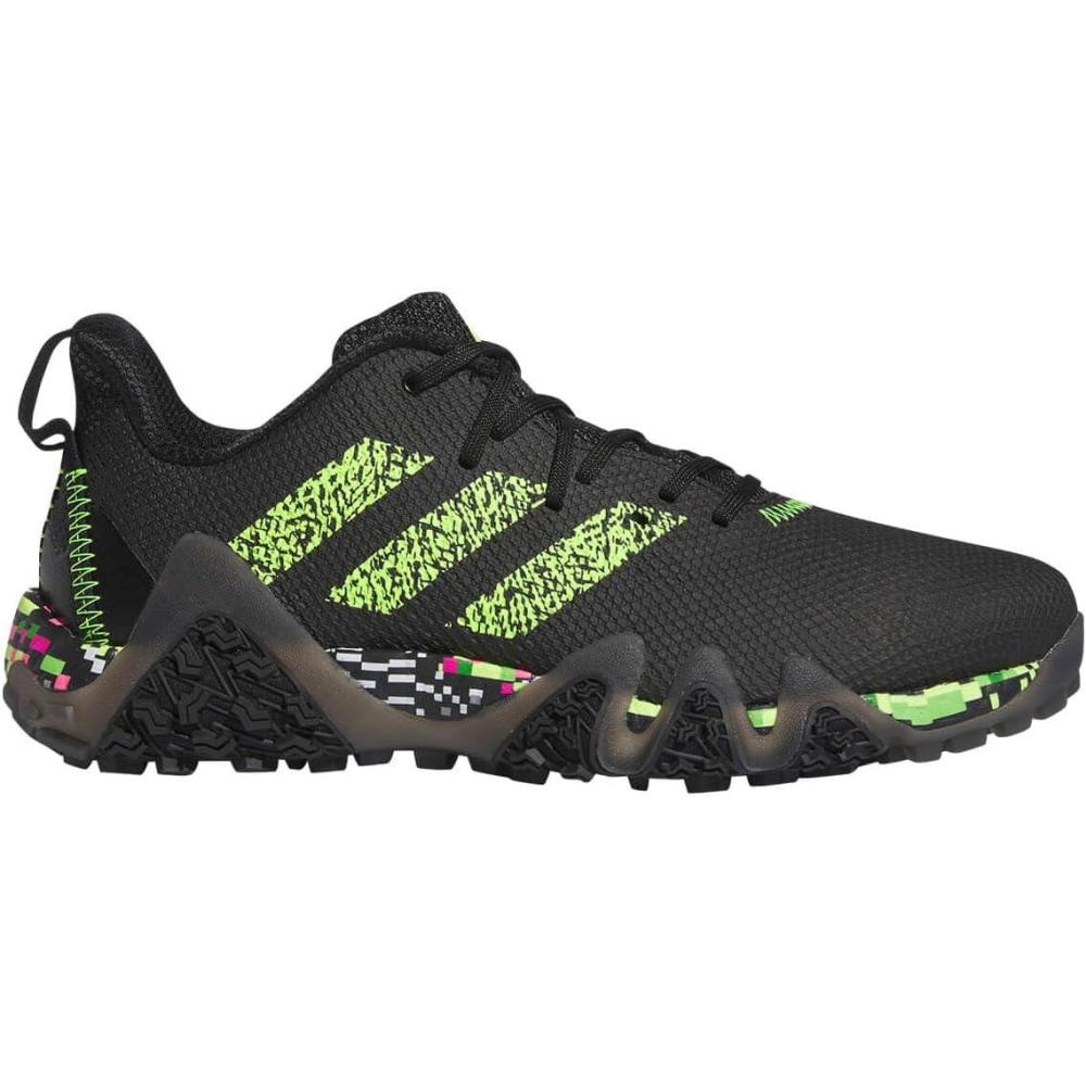 image:imageAdidas Mens Codechaos 22 Spikeless Golf ShoesCore BlackLucid LemonGray Five
