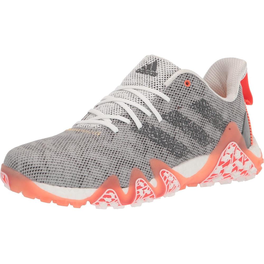 image:imageAdidas Mens Codechaos 22 Spikeless Golf ShoesFootwear WhiteGrey SixSolar Red