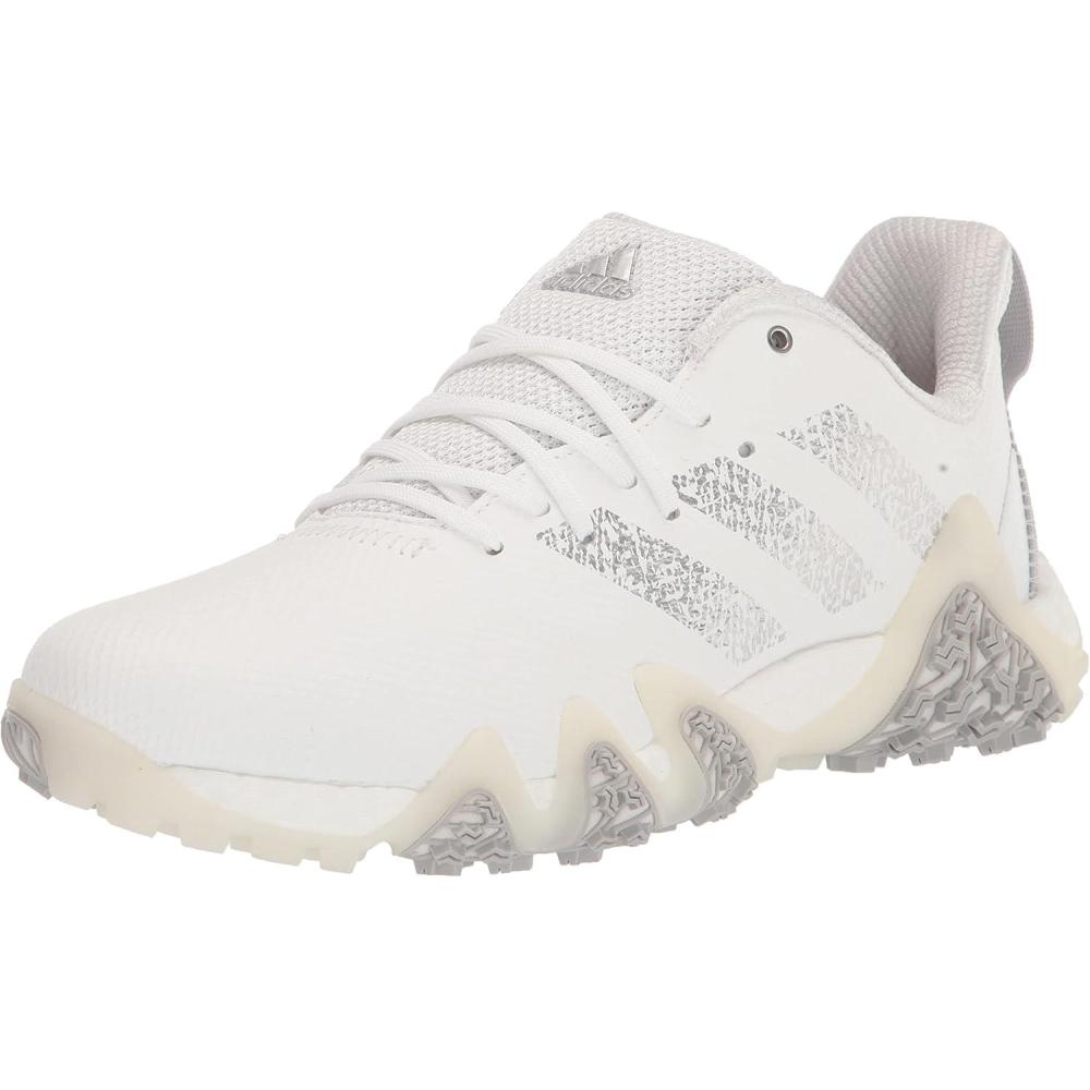 image:imageAdidas Mens Codechaos 22 Spikeless Golf ShoesFootwear WhiteSilver MetallicGrey Two