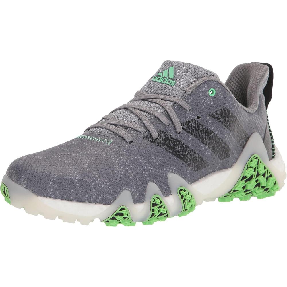 image:imageAdidas Mens Codechaos 22 Spikeless Golf ShoesGrey ThreeCore BlackBeam Green