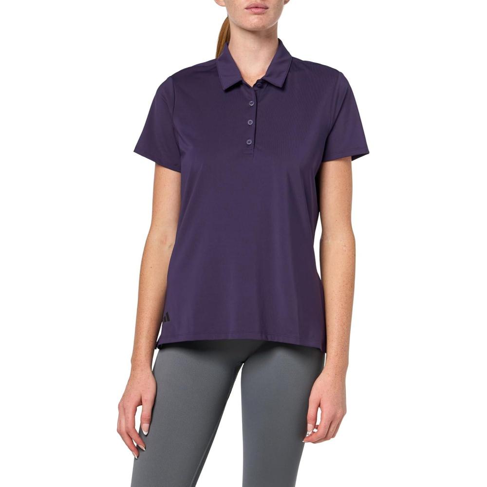 image:imageAdidas Womens Ultimate365 Solid Polo ShirtAurora Plum