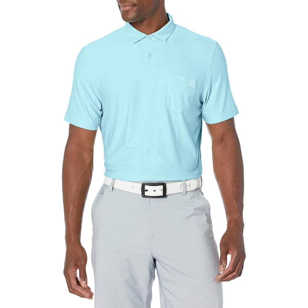 image:imageadidas Mens Goto Golf Polo ShirtBliss Blue
