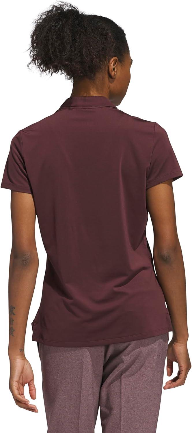 image:imageadidas Womens Ultimate365 Solid Polo ShirtAurora Ruby
