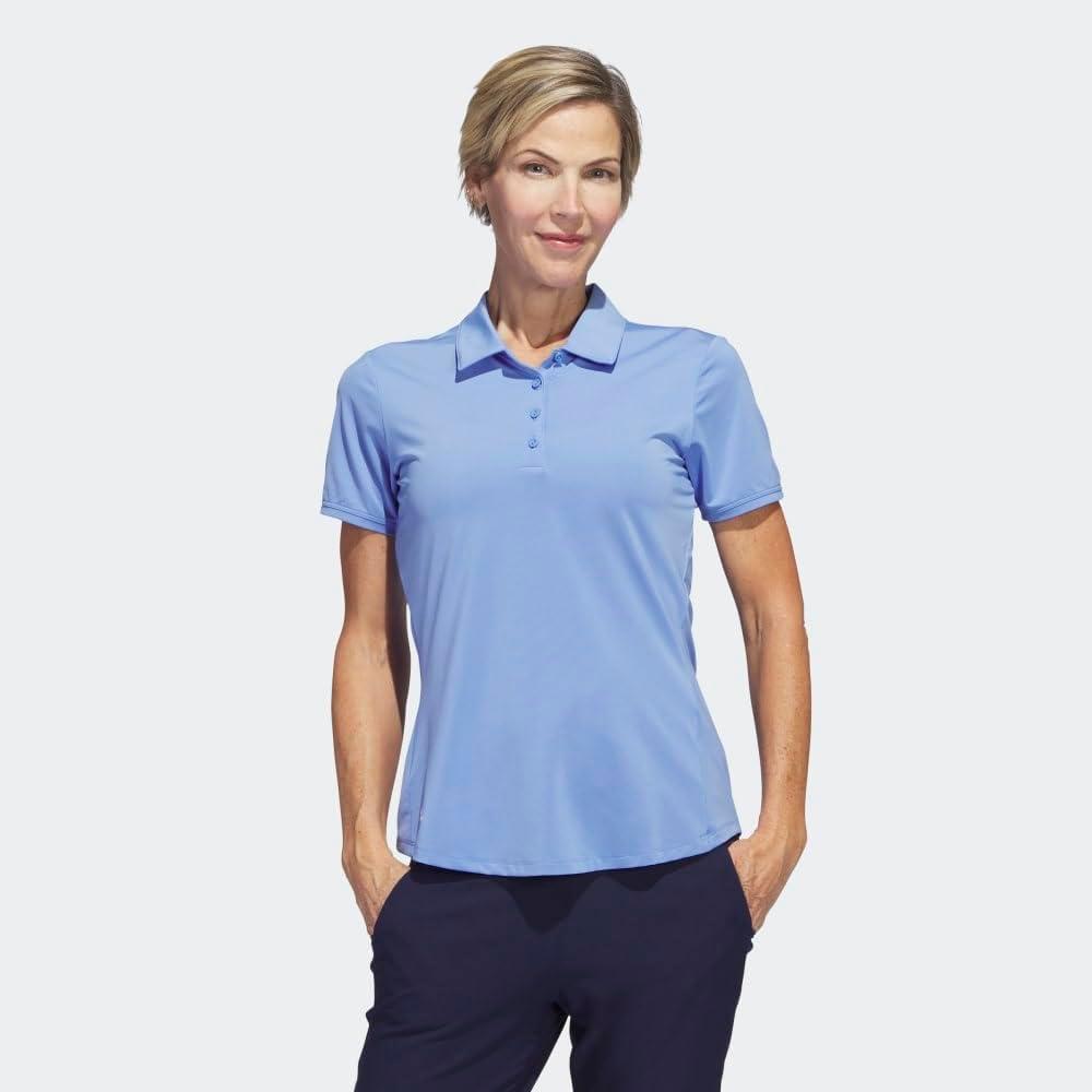 image:imageadidas Womens Ultimate365 Solid Polo ShirtBlue Fusion