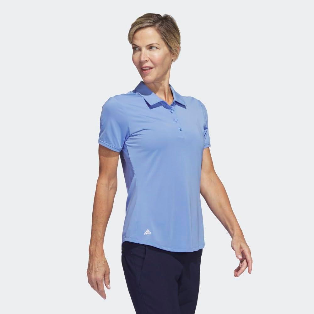 image:imageadidas Womens Ultimate365 Solid Polo ShirtBlue Fusion