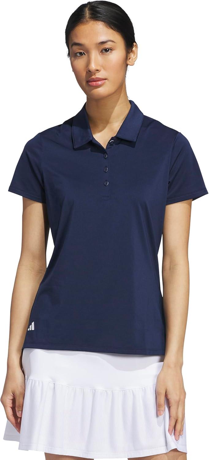 image:imageadidas Womens Ultimate365 Solid Polo ShirtCollegiate Navy