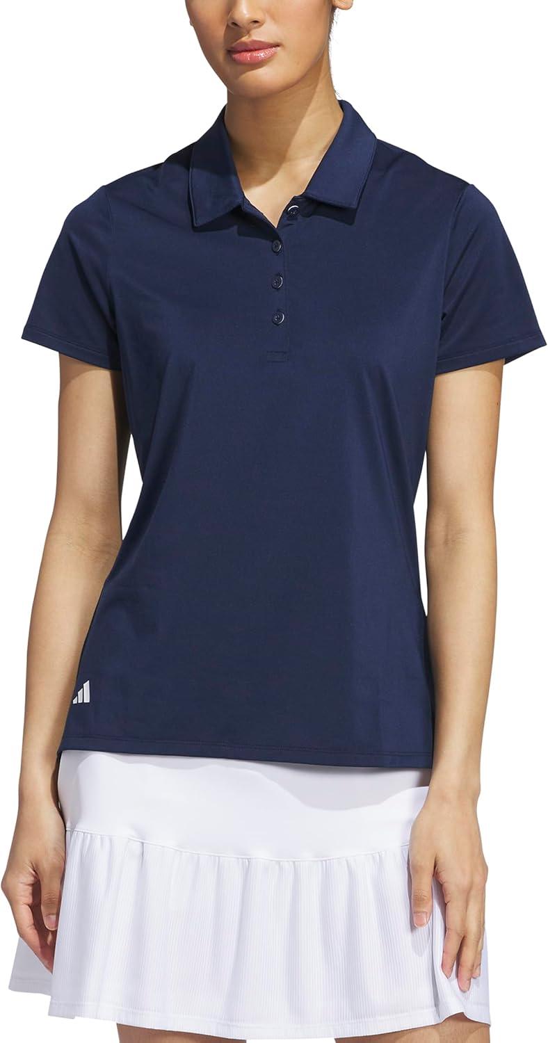 image:imageadidas Womens Ultimate365 Solid Polo ShirtCollegiate Navy