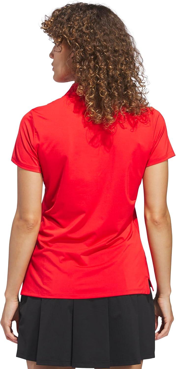 image:imageadidas Womens Ultimate365 Solid Polo ShirtPure Ruby