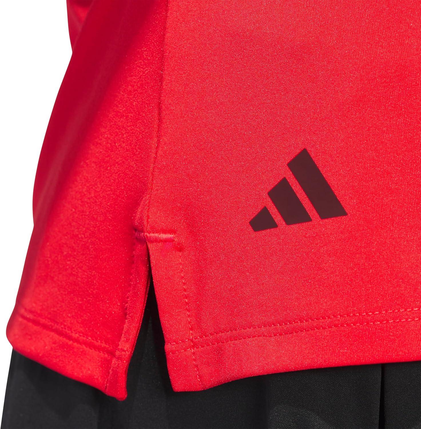 image:imageadidas Womens Ultimate365 Solid Polo ShirtPure Ruby