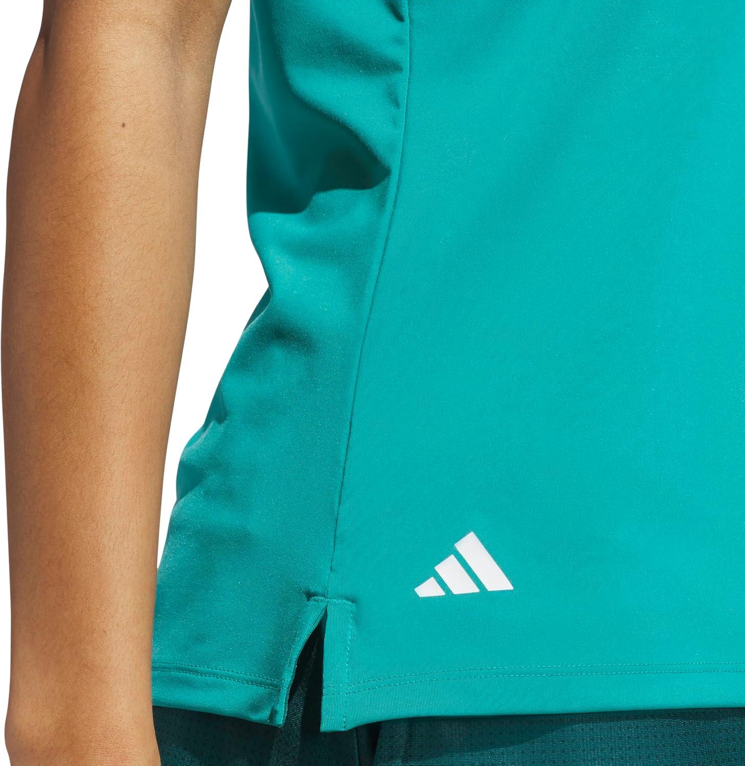 image:imageadidas Womens Ultimate365 Solid Polo ShirtPure Teal