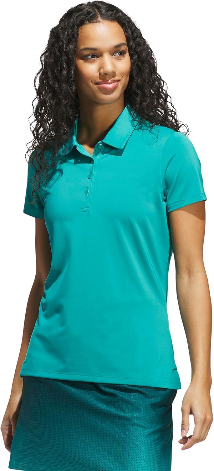 image:imageadidas Womens Ultimate365 Solid Polo ShirtPure Teal