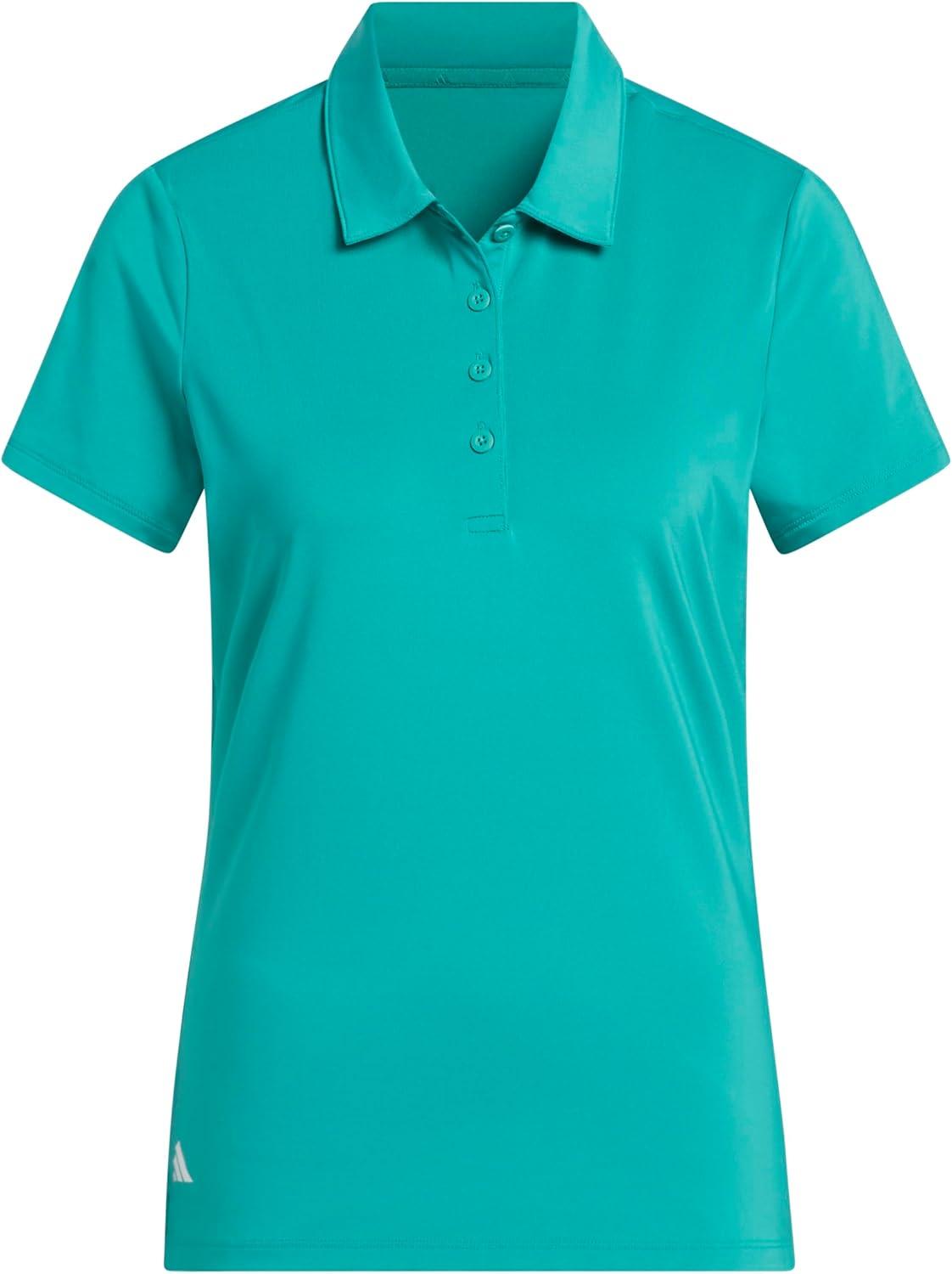 image:imageadidas Womens Ultimate365 Solid Polo ShirtPure Teal