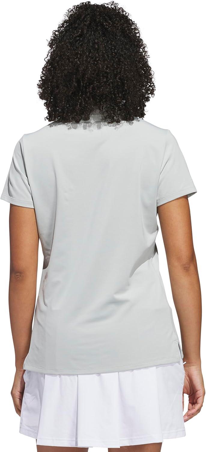 image:imageadidas Womens Ultimate365 Solid Polo ShirtWonder Silver