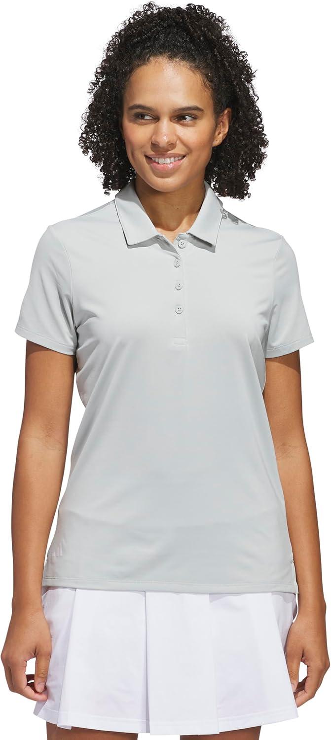 image:imageadidas Womens Ultimate365 Solid Polo ShirtWonder Silver