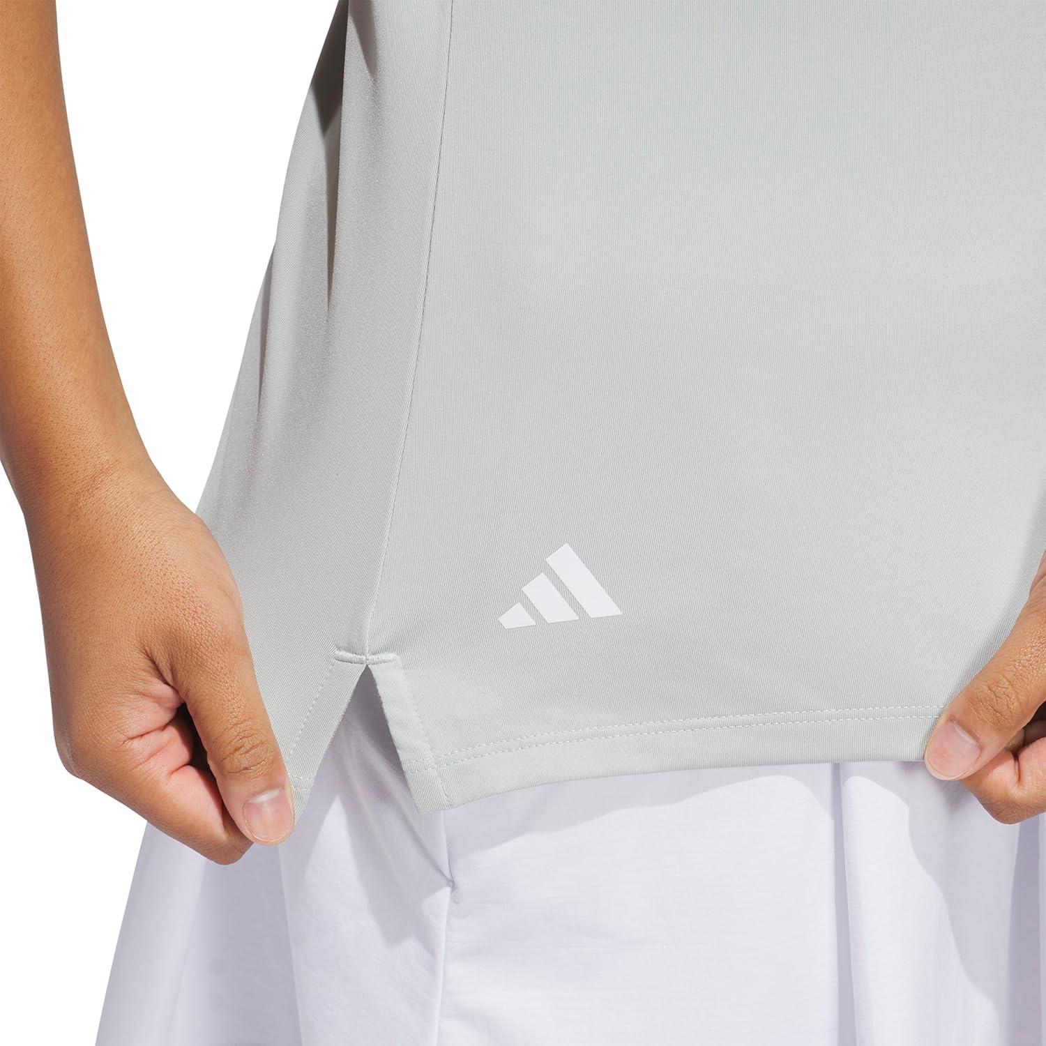 image:imageadidas Womens Ultimate365 Solid Polo ShirtWonder Silver