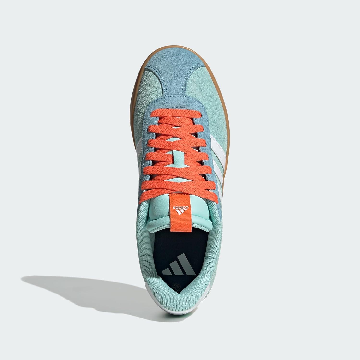 image:imageadidas Womens VL Court 30 SneakerAqua Cloud White Preloved Blue