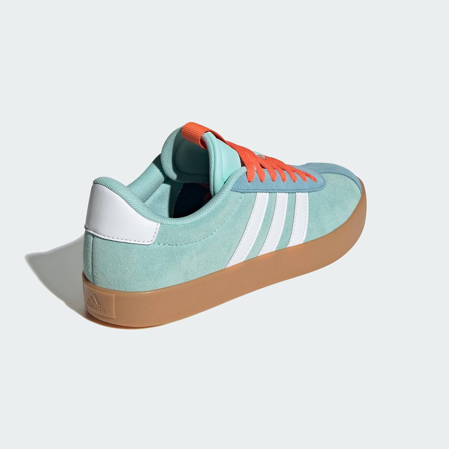 image:imageadidas Womens VL Court 30 SneakerAqua Cloud White Preloved Blue